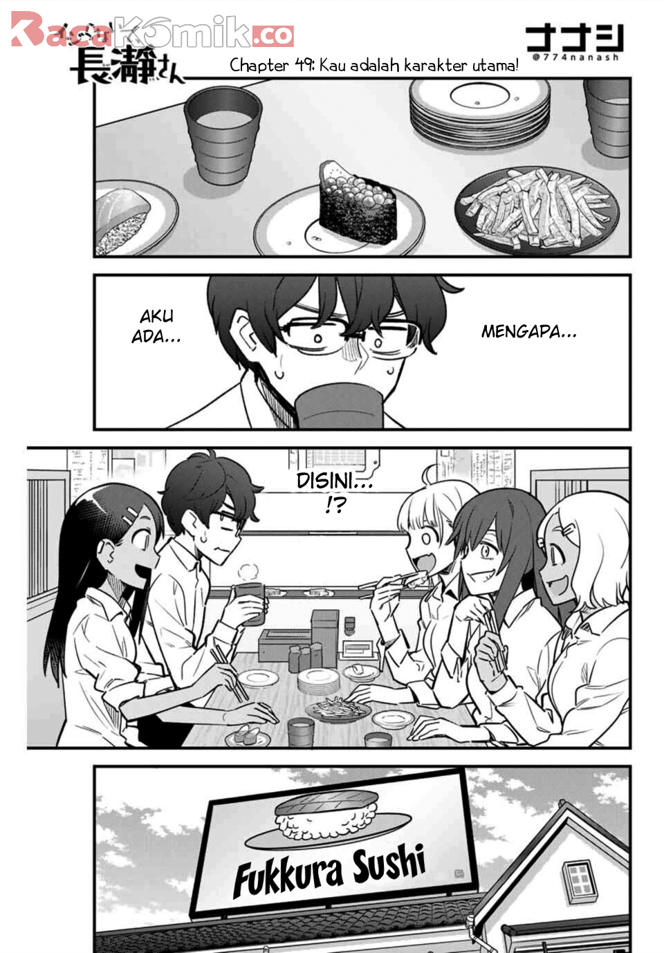 Manga Ijiranaide, Nagatoro-san Chapter 49 gambar 2