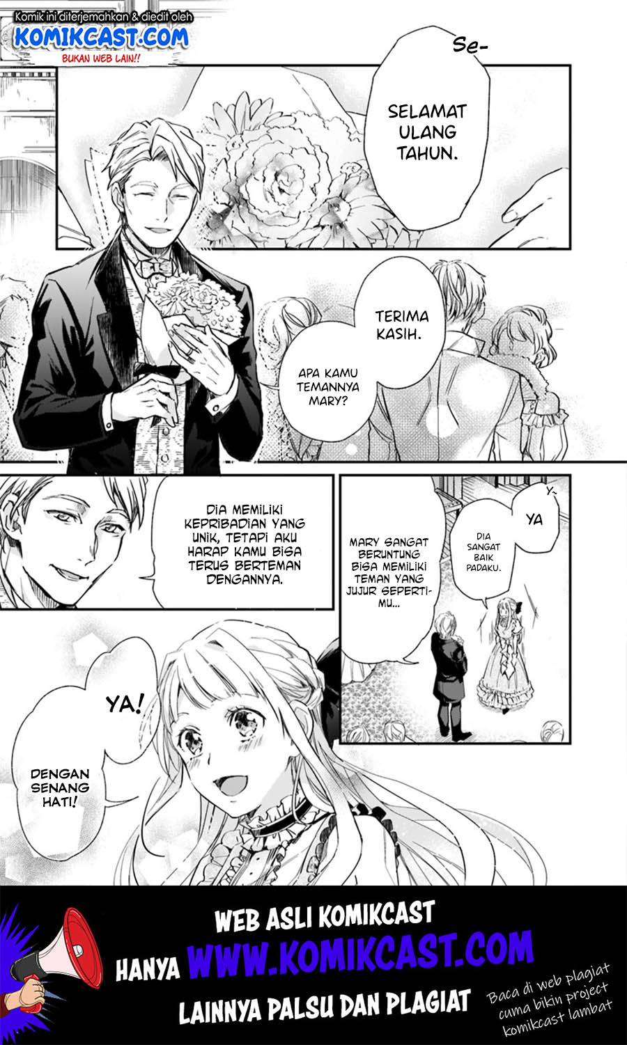 Manga Albert Ke no Reijou wa Botsuraku wo go Shomou desu Chapter 04.3 gambar 2