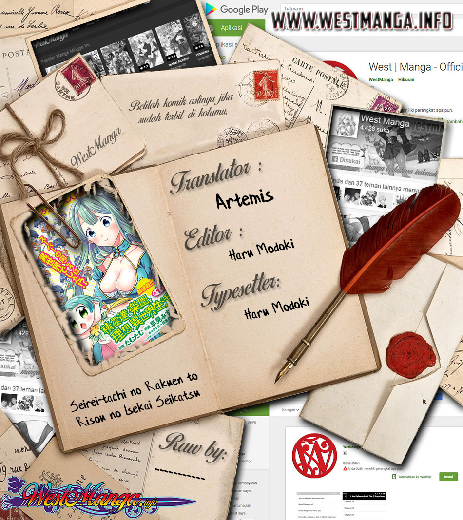 Seirei-tachi no Rakuen to Risou no Isekai Seikatsu Chapter 12 Gambar 3
