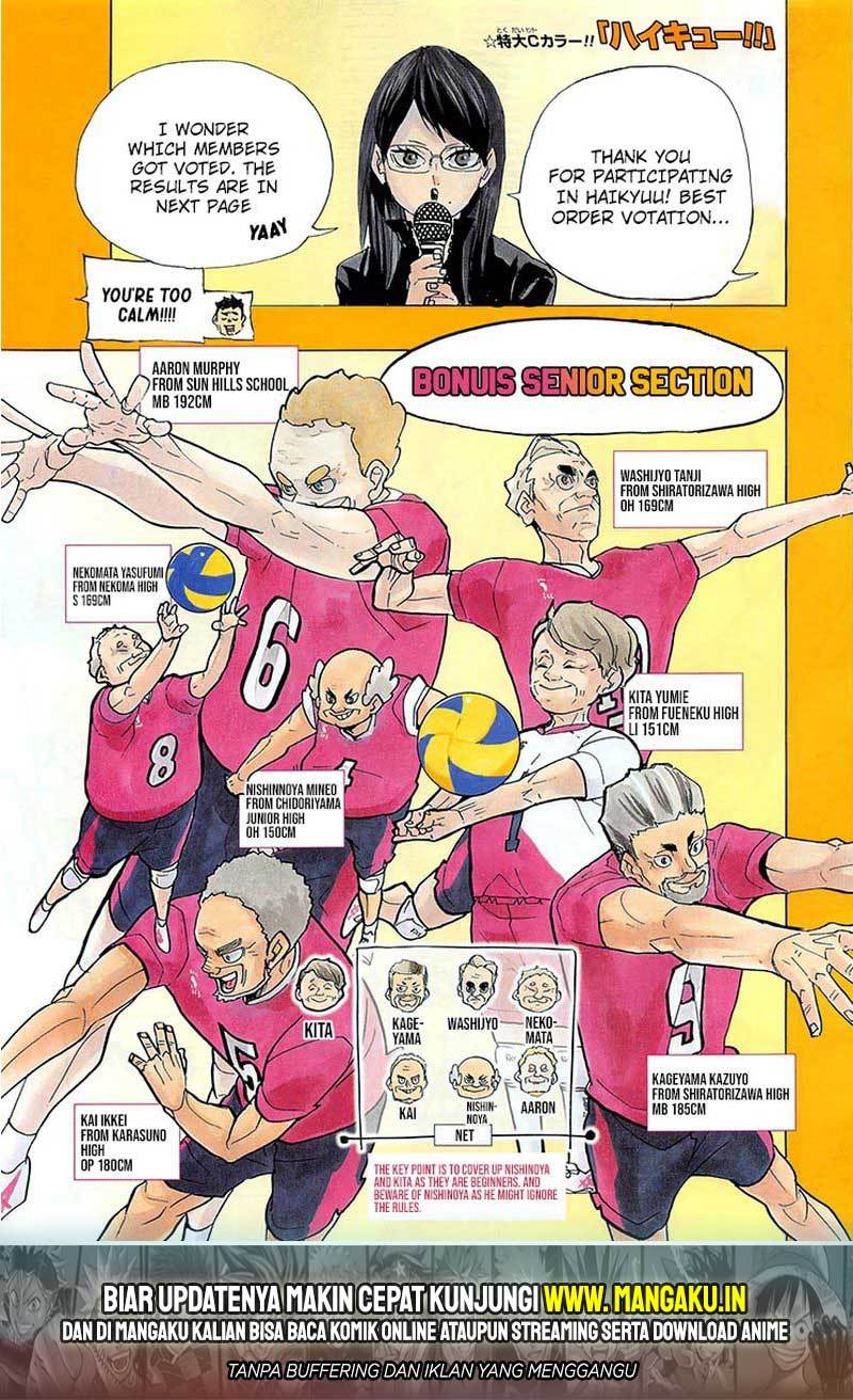 Manga Haikyuu!! Chapter 396 gambar 2