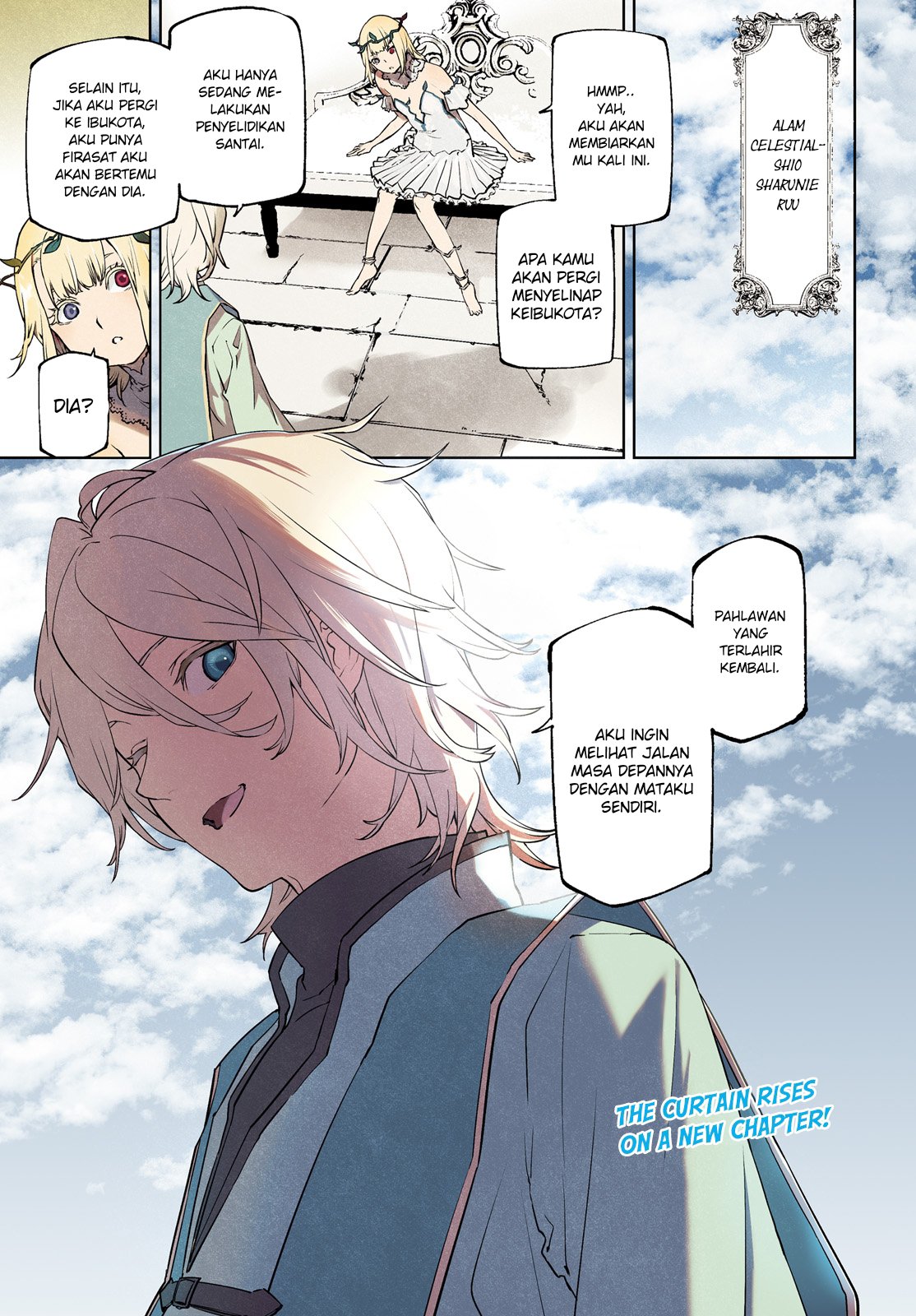 Manga Sekai no Owari no Sekairoku Chapter 34.1 gambar 2