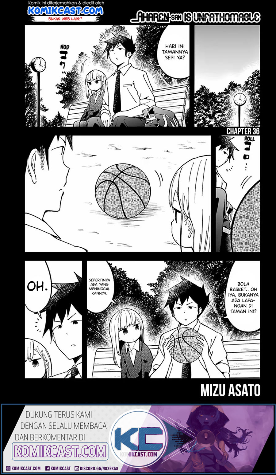 Manga Aharen-san wa Hakarenai Chapter 36 gambar 2