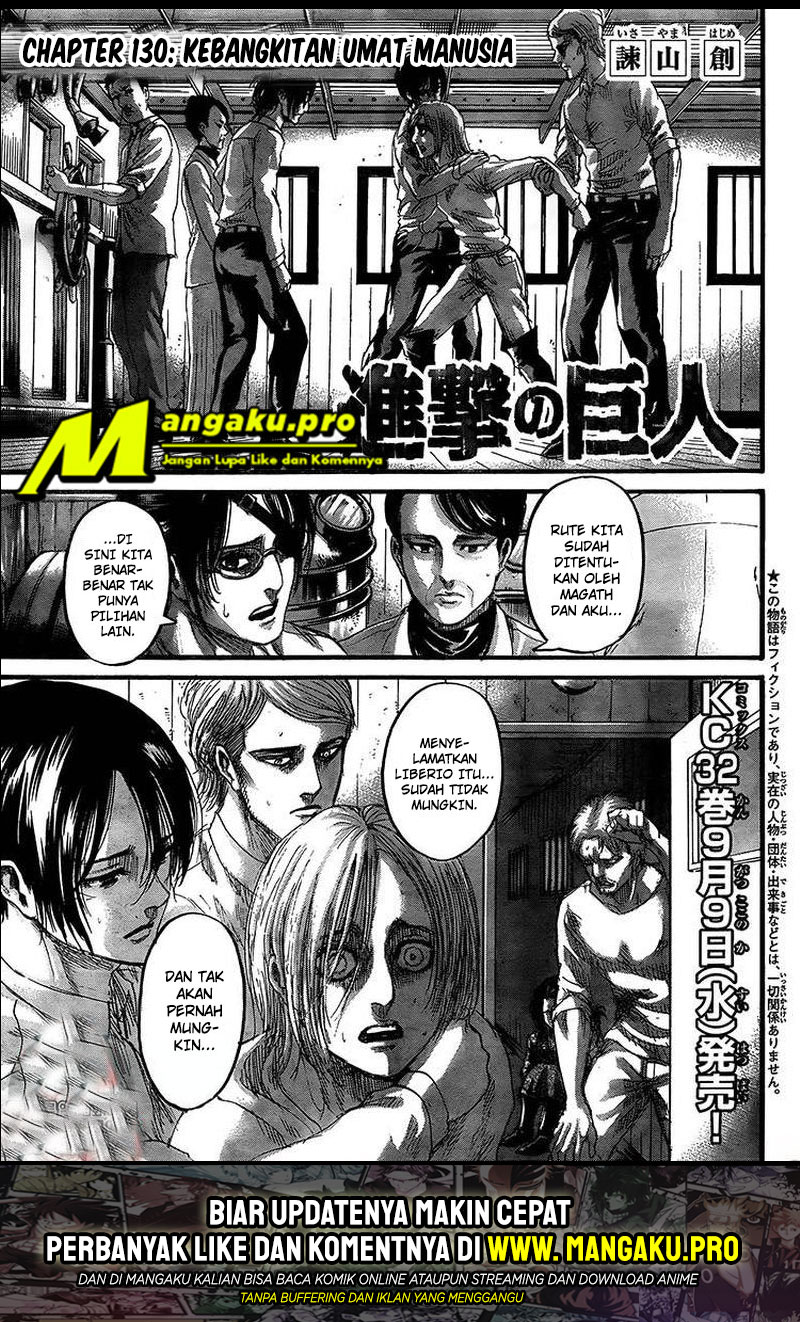 Manga Shingeki no Kyojin Chapter 130.1 gambar 2