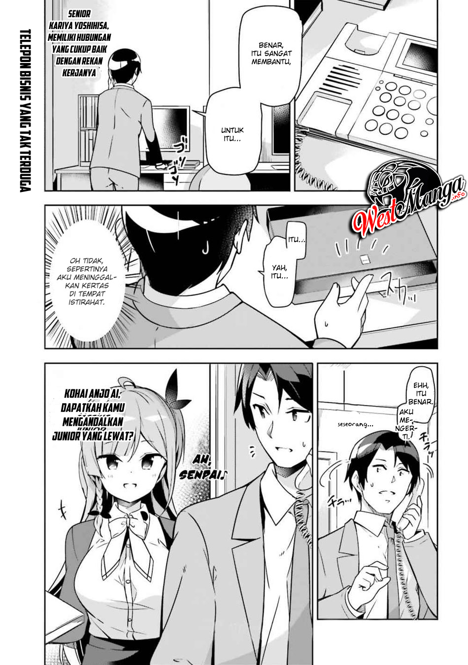 Manga Senpai! Let's Have an Office Romance ♪ Chapter 05.1 gambar 2