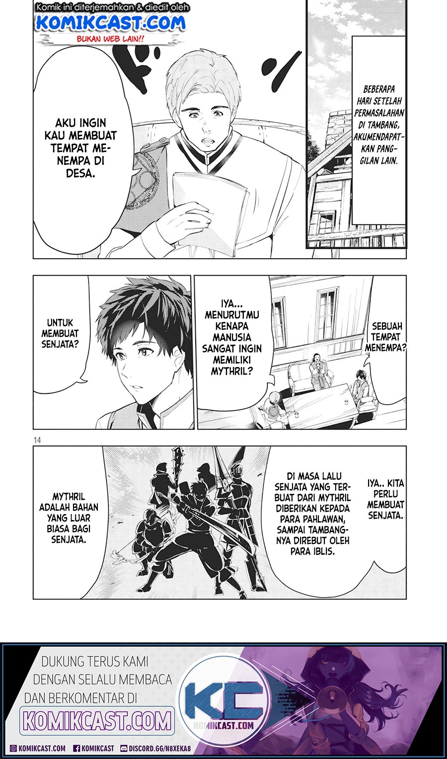 Manga Kaiko sareta Ankoku Heishi (30-dai) no Slow na Second Life Chapter 09.2 gambar 2