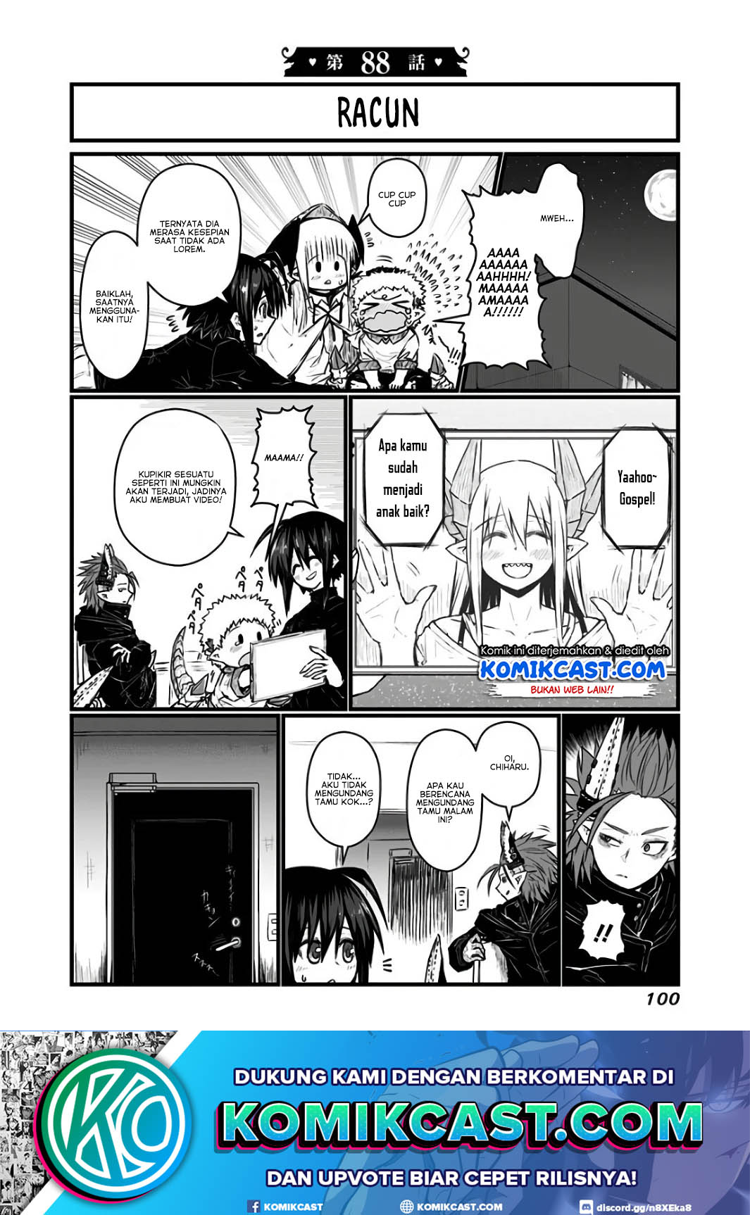 Manga Musuko ga Kawaikute Shikataganai Mazoku no Hahaoya Chapter 88 gambar 2