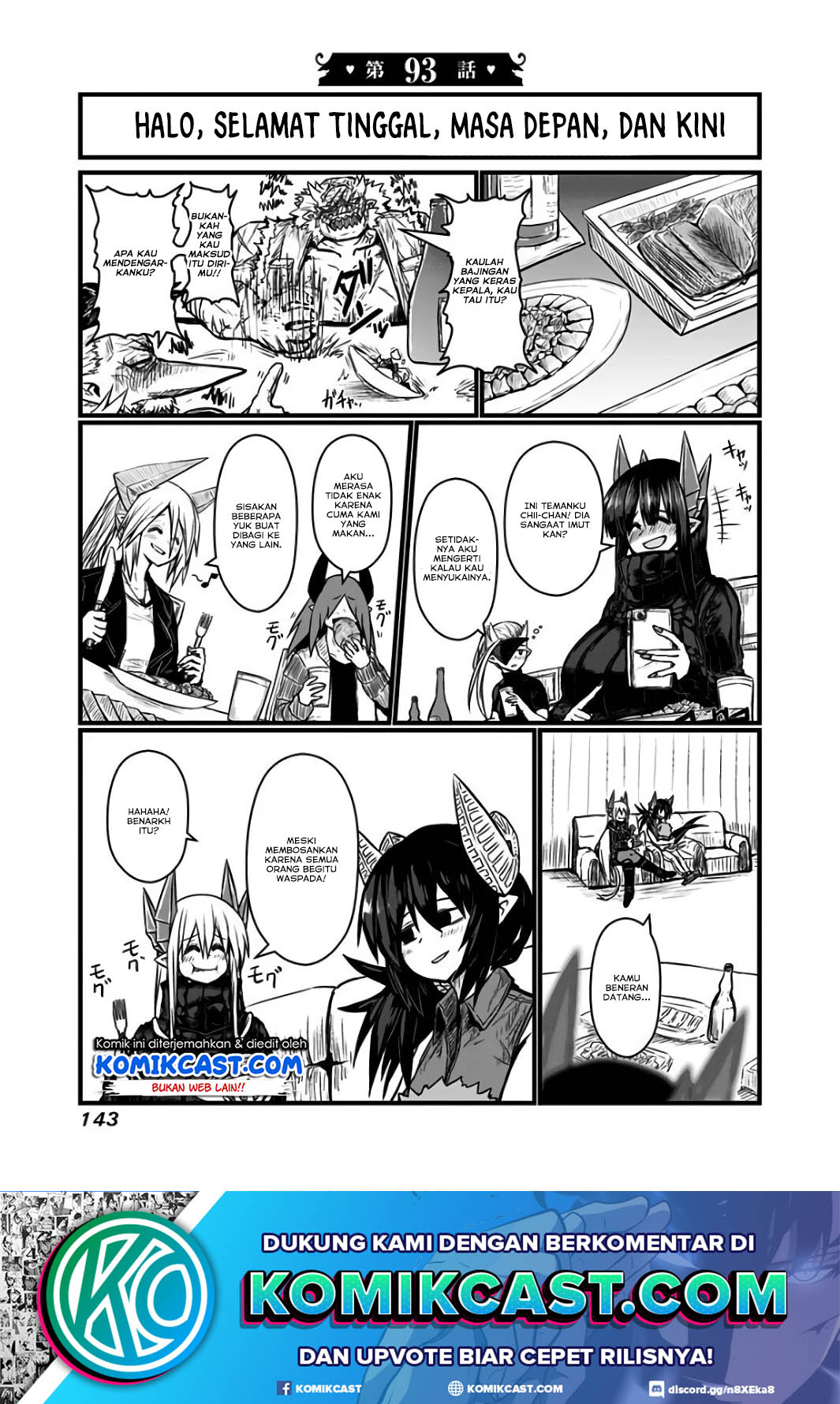 Manga Musuko ga Kawaikute Shikataganai Mazoku no Hahaoya Chapter 93 gambar 2