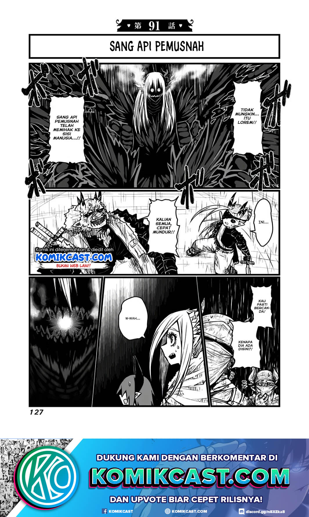 Manga Musuko ga Kawaikute Shikataganai Mazoku no Hahaoya Chapter 91 gambar 2