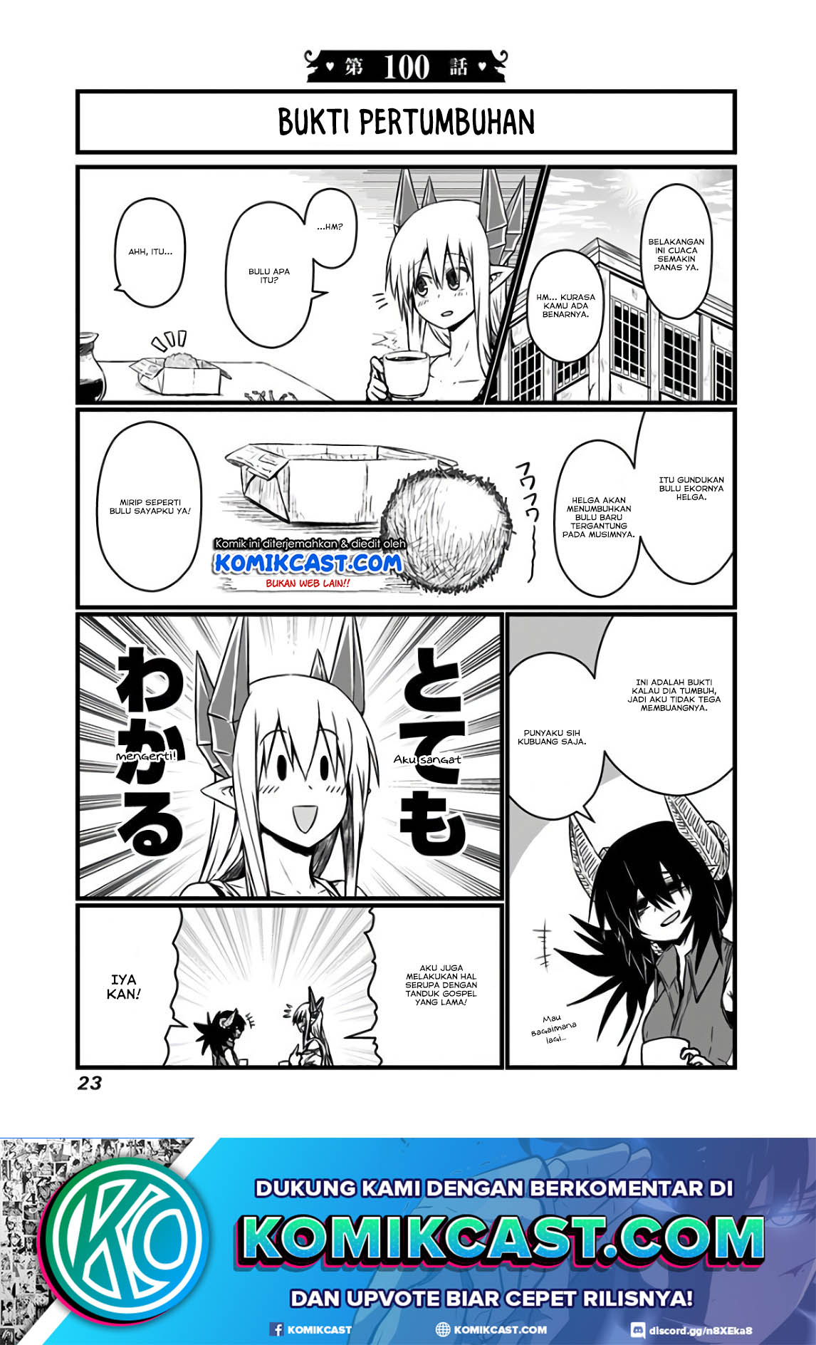 Manga Musuko ga Kawaikute Shikataganai Mazoku no Hahaoya Chapter 100 gambar 2