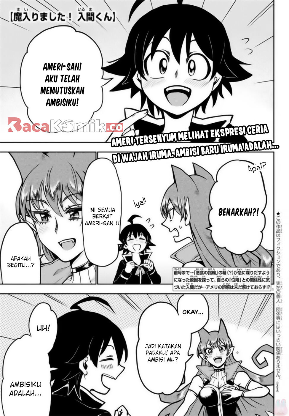 Manga Mairimashita! Iruma-kun Chapter 46 gambar 2