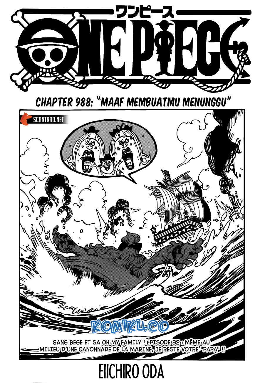 Manga One Piece Chapter 988 gambar 2