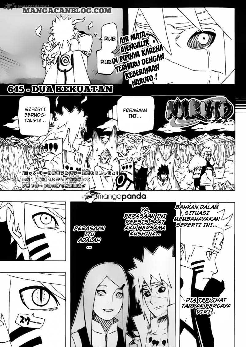 Manga Naruto Chapter 645 gambar 2