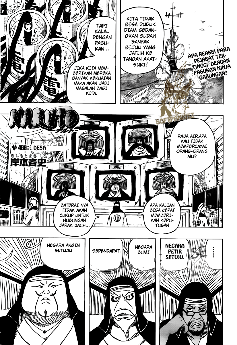 Manga Naruto Chapter 488 gambar 2
