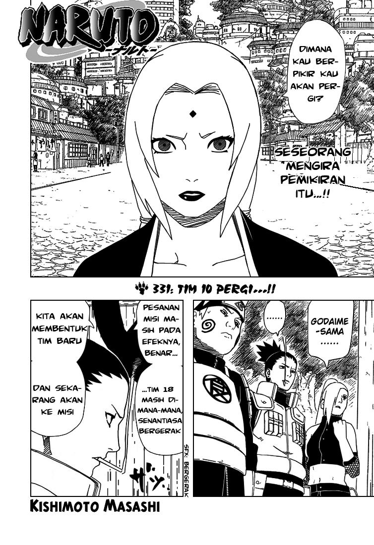 Manga Naruto Chapter 331 gambar 2