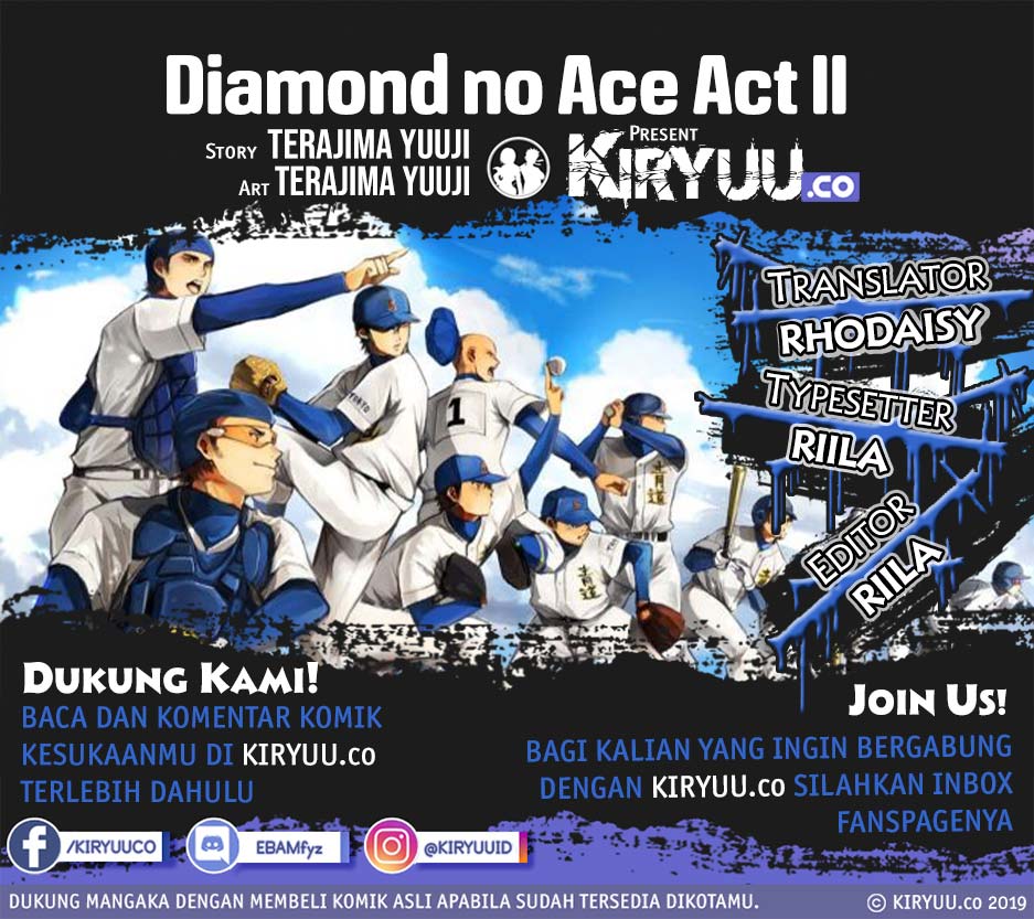 Manga Diamond no Ace Act 2 Chapter 223 gambar 2