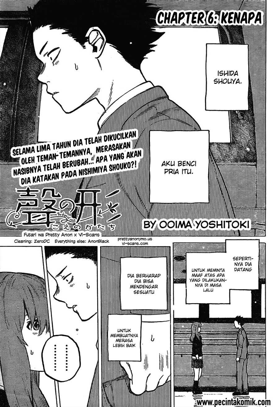 Manga Koe no Katachi Chapter 06 gambar 2