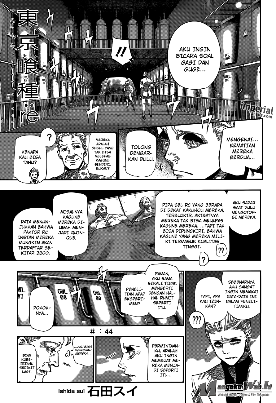 Manga Tokyo Ghoul:re Chapter 44 gambar 2