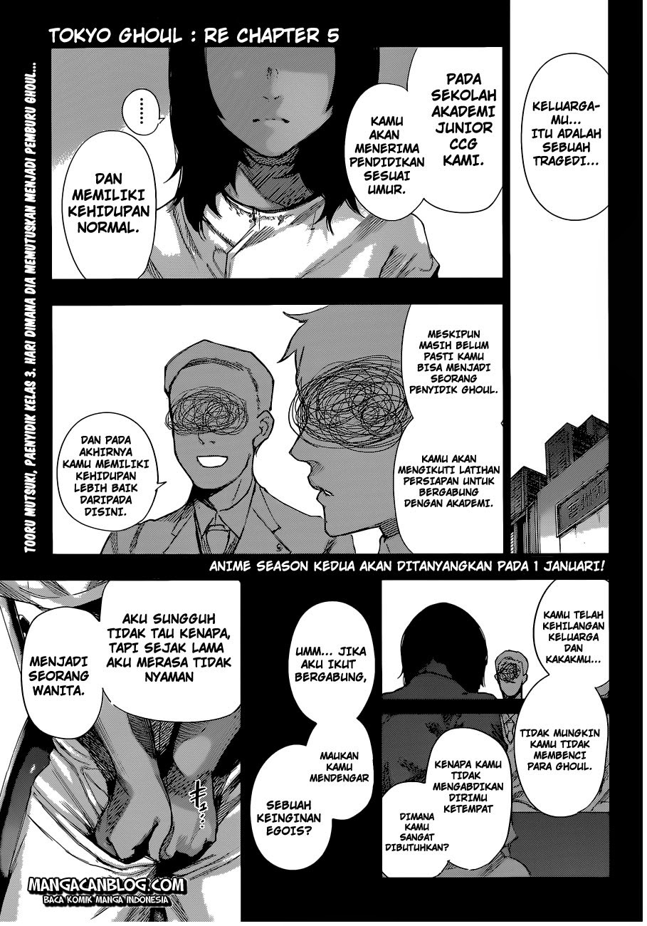Manga Tokyo Ghoul:re Chapter 05 gambar 2