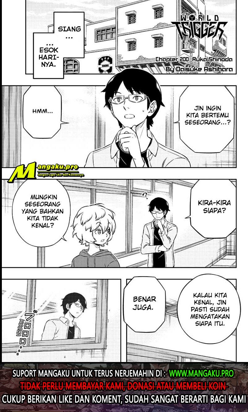 Manga World Trigger Chapter 200 gambar 2
