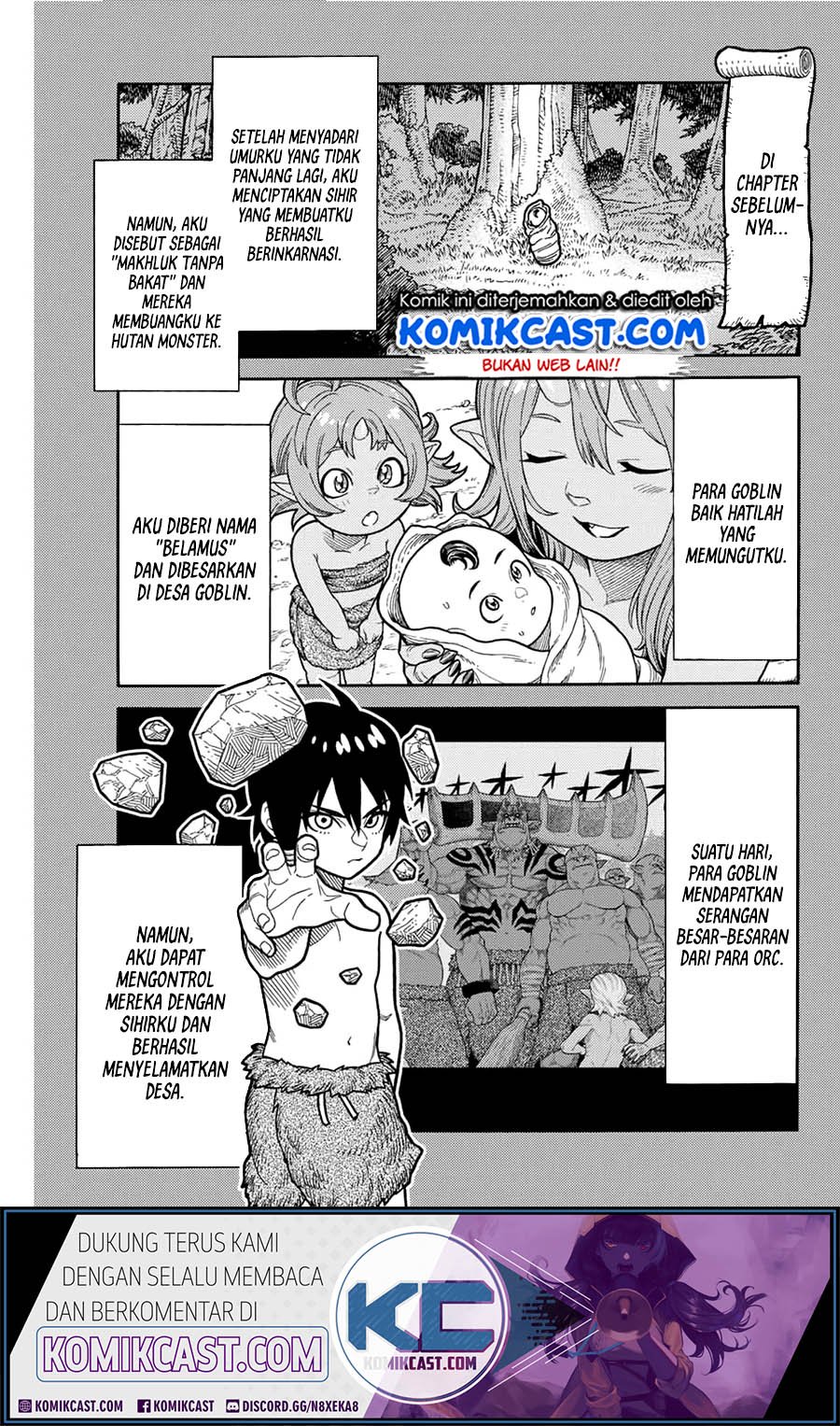 Manga Suterareta Tensei Kenja ~Mamono no Mori de Saikyou no dai ma Teikoku o Tsukuriageru~ Chapter 2 gambar 2
