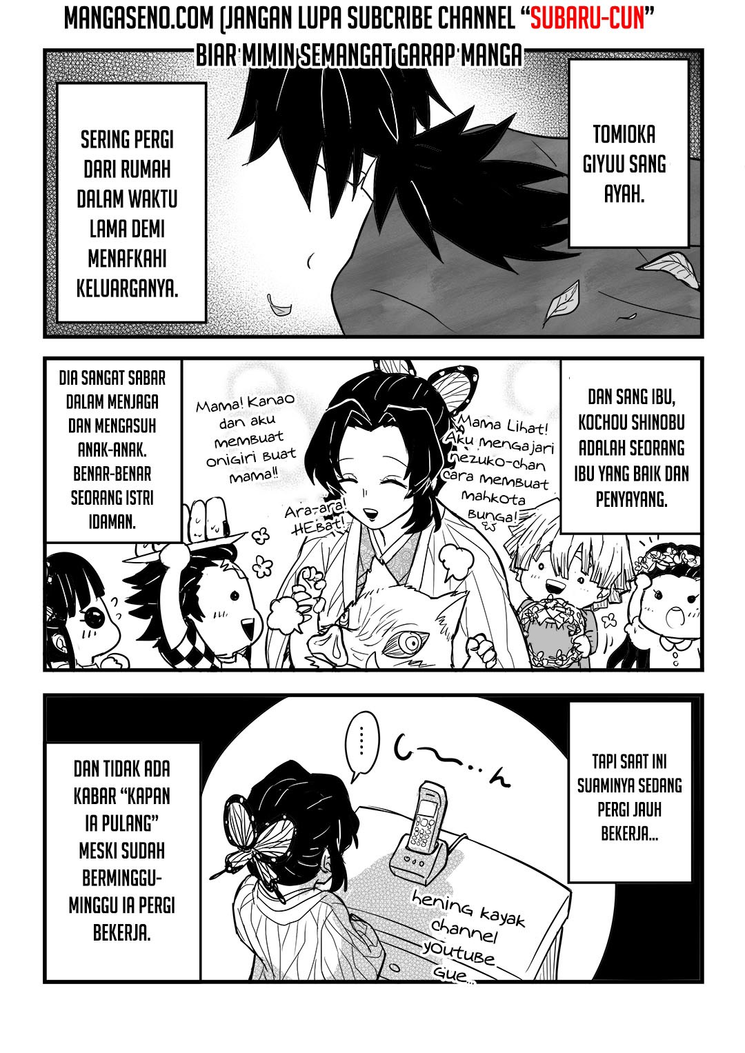 Manga Kimetsu no Yaiba – The Kochou-Tomioka Family (DJ) Chapter 01 gambar 2