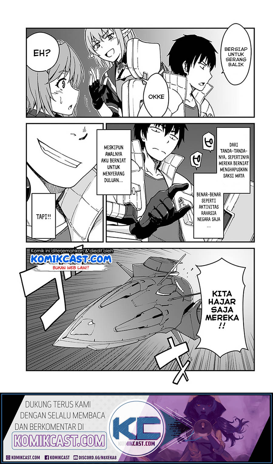 Manga Mezametara Saikyou Soubi to Uchuusen-mochi datta no de Chapter 09.2 gambar 2