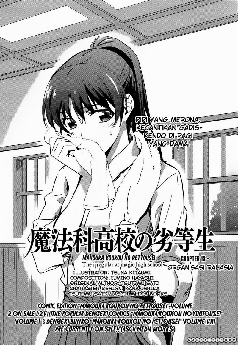 Manga Mahouka Koukou No Rettousei Chapter 13 gambar 2