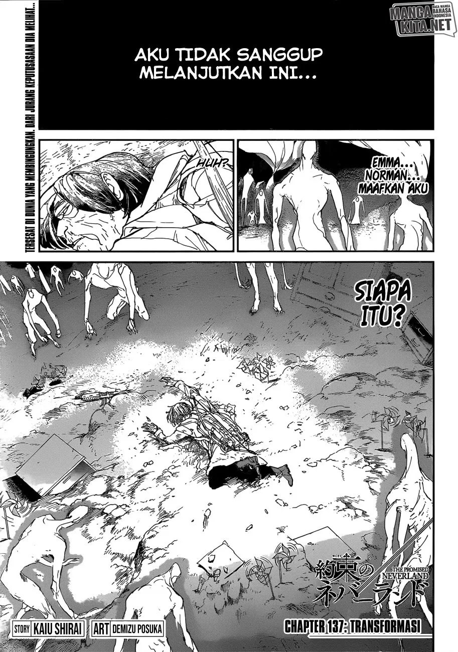 Manga The Promised Neverland Chapter 137 gambar 2