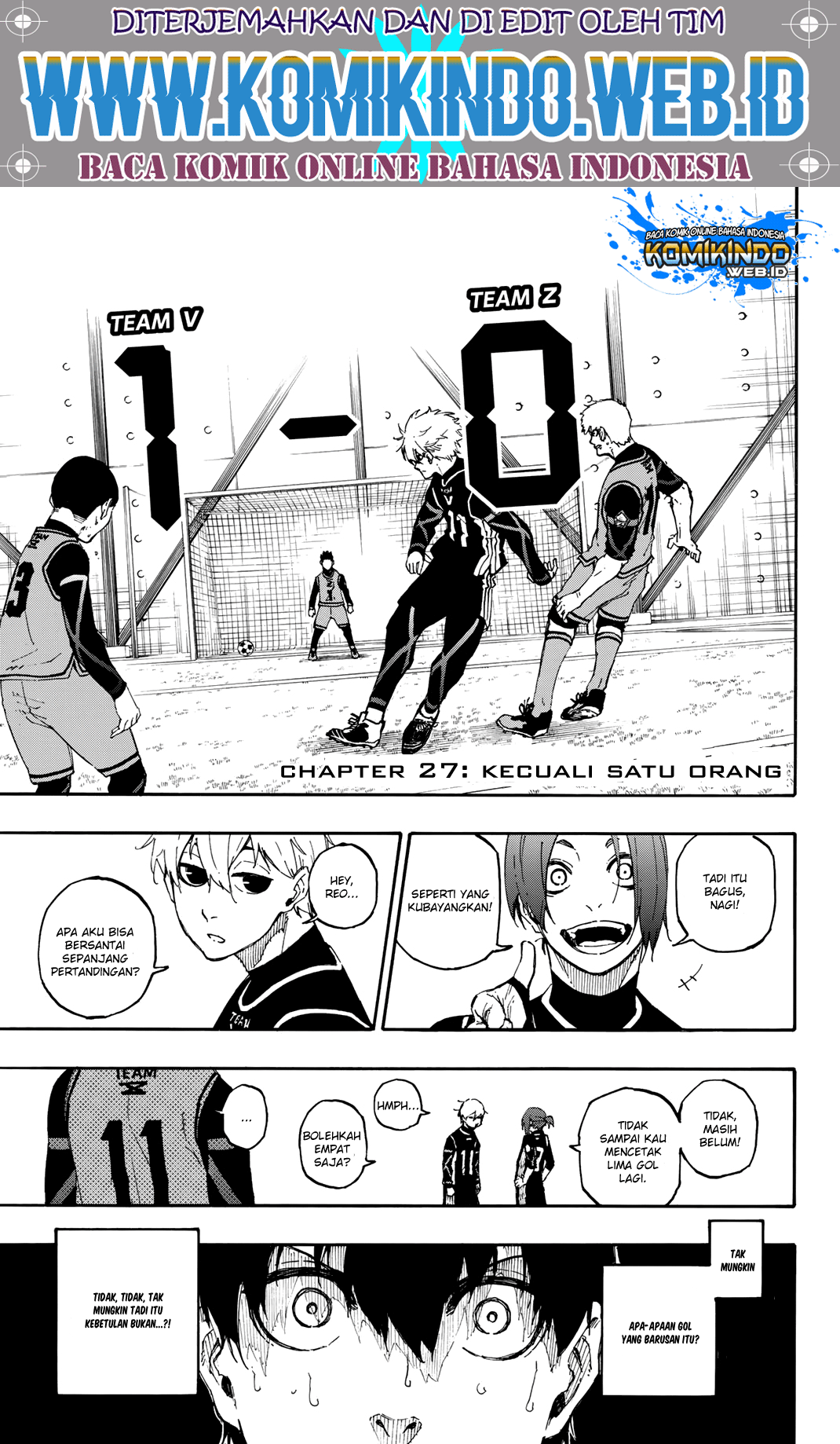 Manga Blue Lock Chapter 27 gambar 2