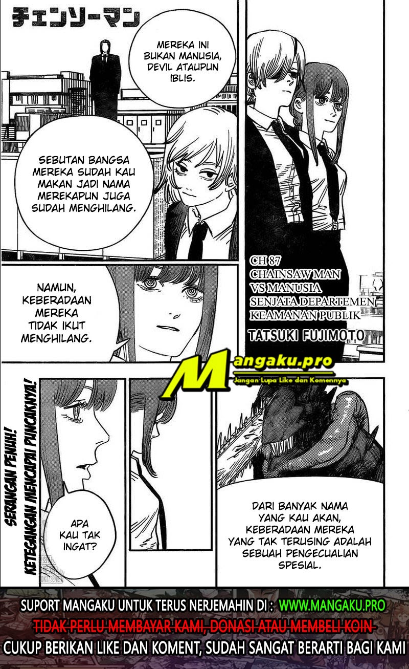 Manga Chainsaw Man Chapter 87 gambar 2