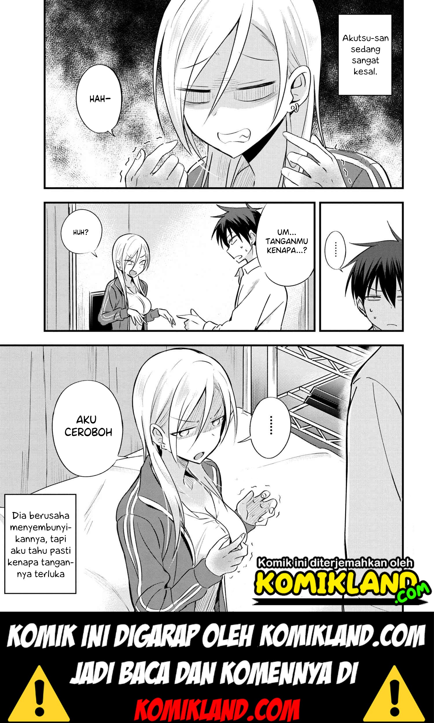 Manga Please Go Home, Akutsu-san! Chapter 8 gambar 2