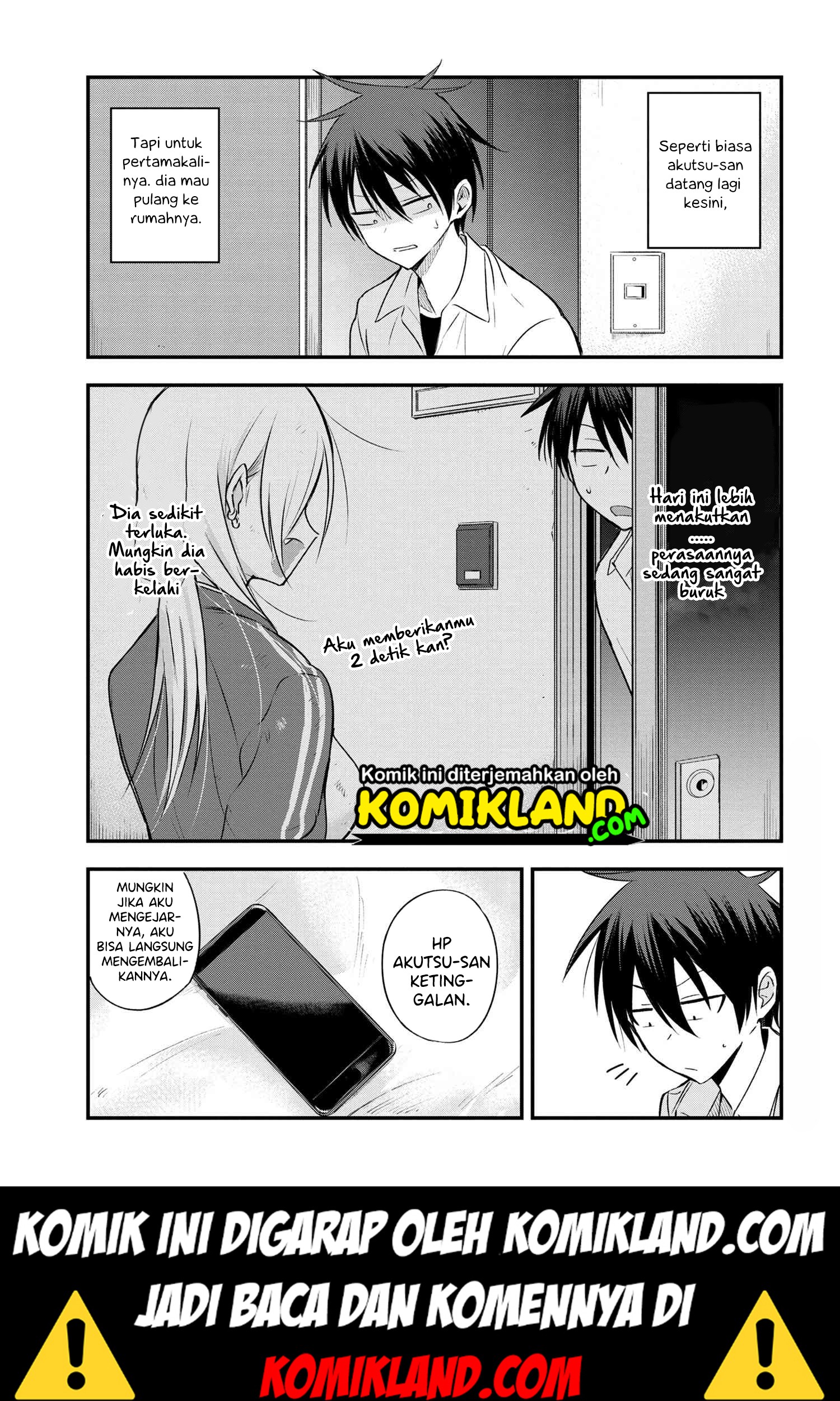 Manga Please Go Home, Akutsu-san! Chapter 7 gambar 2