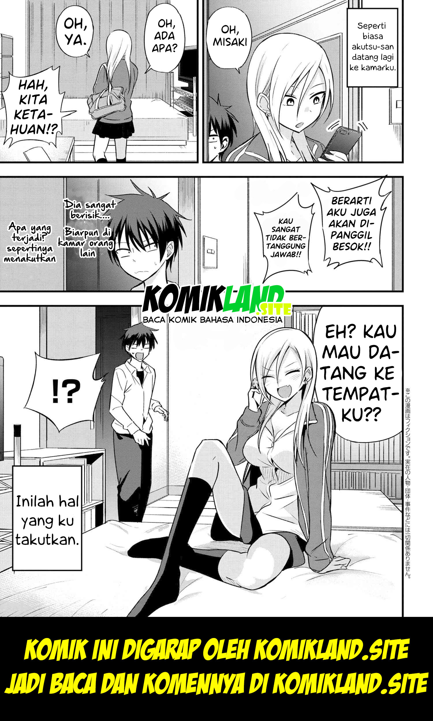 Manga Please Go Home, Akutsu-san! Chapter 5 gambar 2