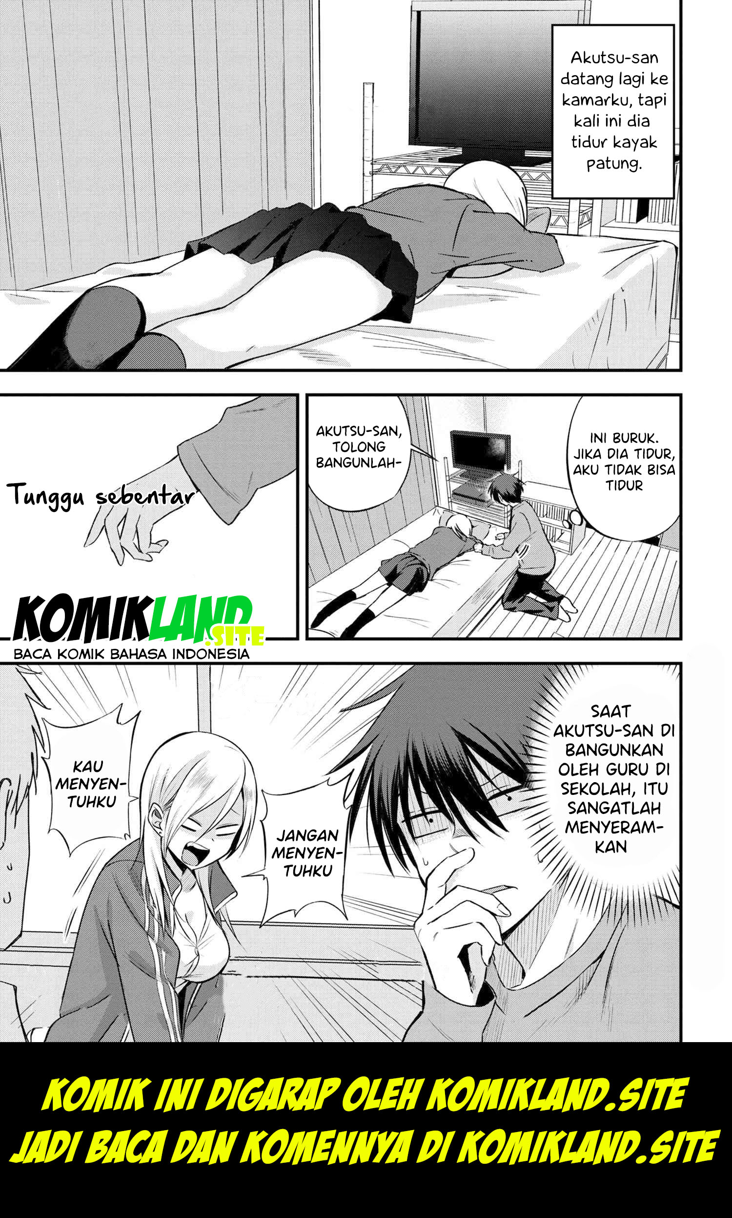 Manga Please Go Home, Akutsu-san! Chapter 4 gambar 2
