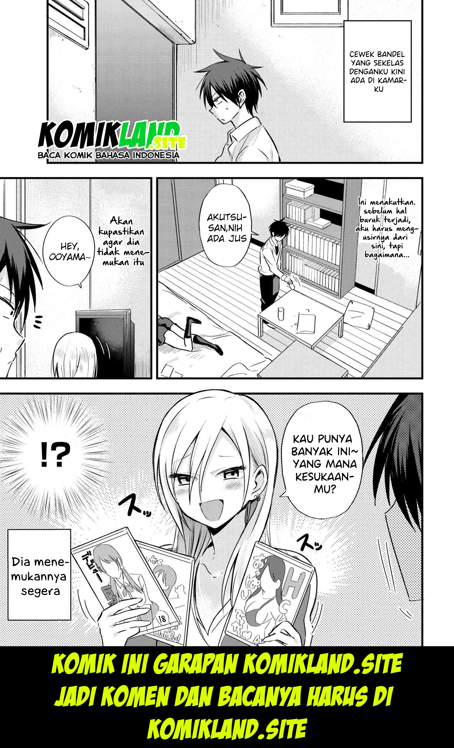 Manga Please Go Home, Akutsu-san! Chapter 2 gambar 2