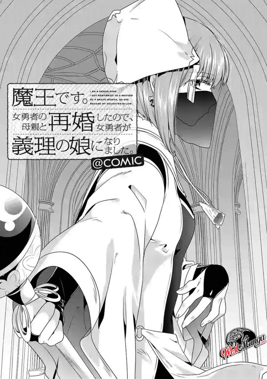 Manga Maou desu Onna Yuusha no Hahaoya to Saikon Shita no de Onna Yuusha ga Giri no Musume ni Narimashita Chapter 32 gambar 2