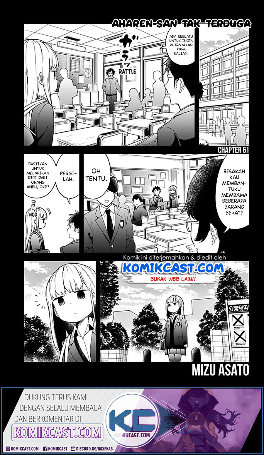 Manga Aharen-san wa Hakarenai Chapter 61 gambar 2