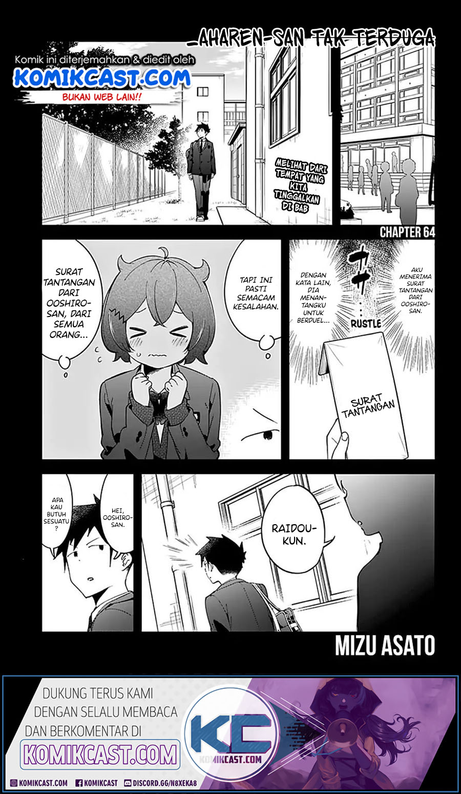 Manga Aharen-san wa Hakarenai Chapter 64 gambar 2