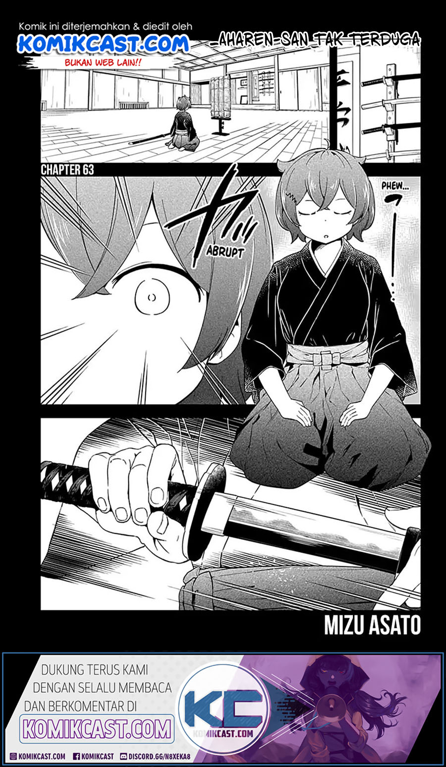 Manga Aharen-san wa Hakarenai Chapter 63 gambar 2