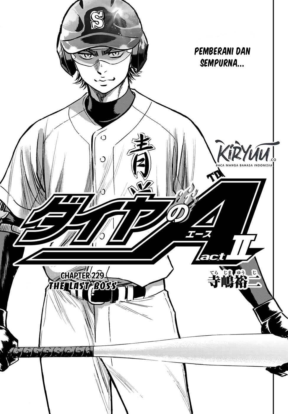 Manga Diamond no Ace Act 2 Chapter 229 gambar 2