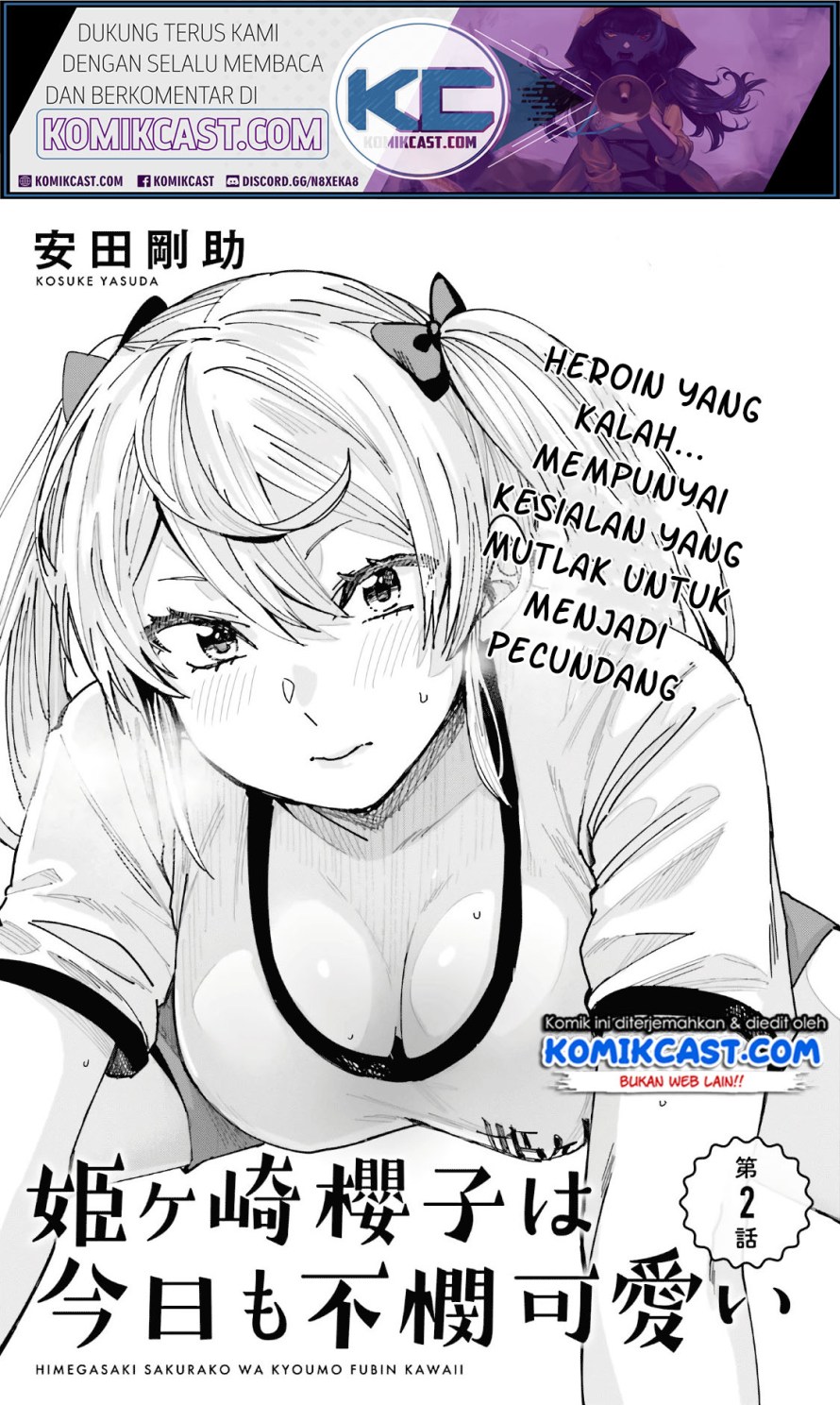 Manga Himegasaki Sakurako wa Kyoumo Fubin Kawaii! Chapter 02 gambar 2