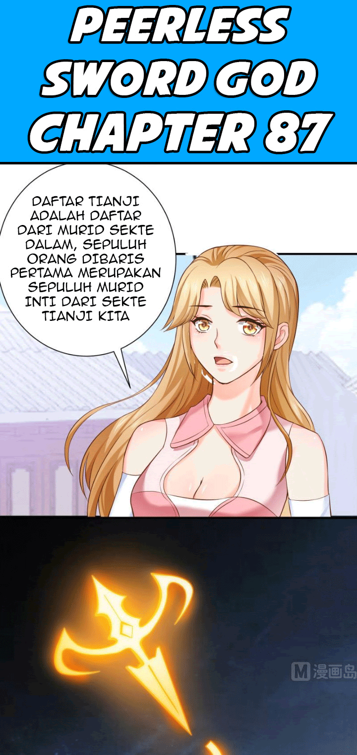 Manhua Peerless Sword God Chapter 87 gambar 2