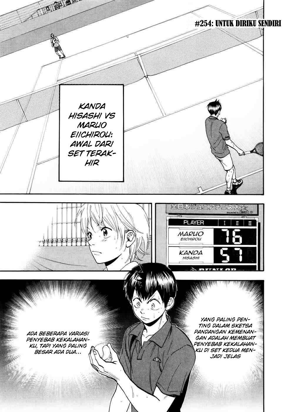 Manga Baby Steps Chapter 254 gambar 2