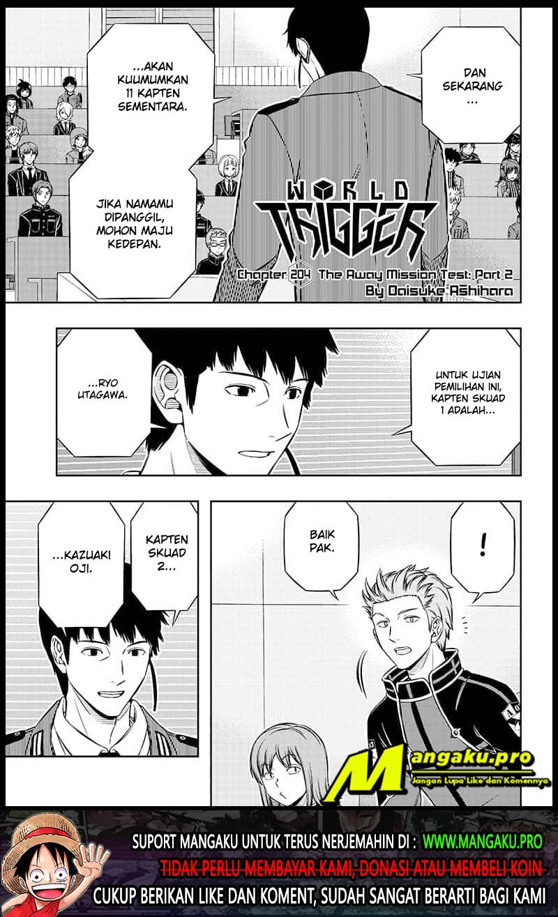 Manga World Trigger Chapter 204 gambar 2