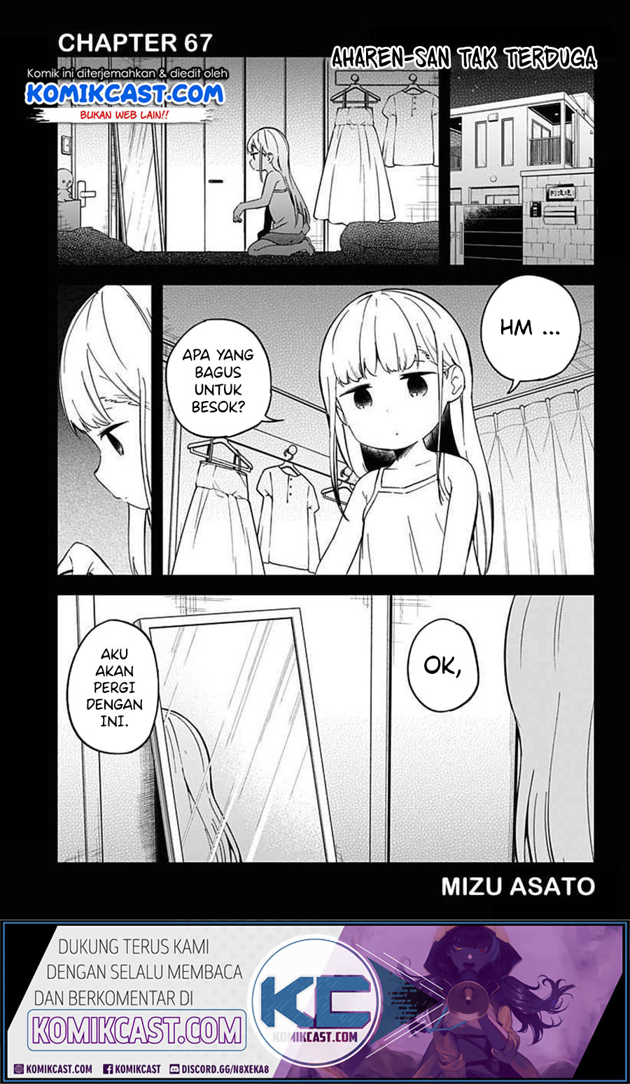 Manga Aharen-san wa Hakarenai Chapter 67 gambar 2