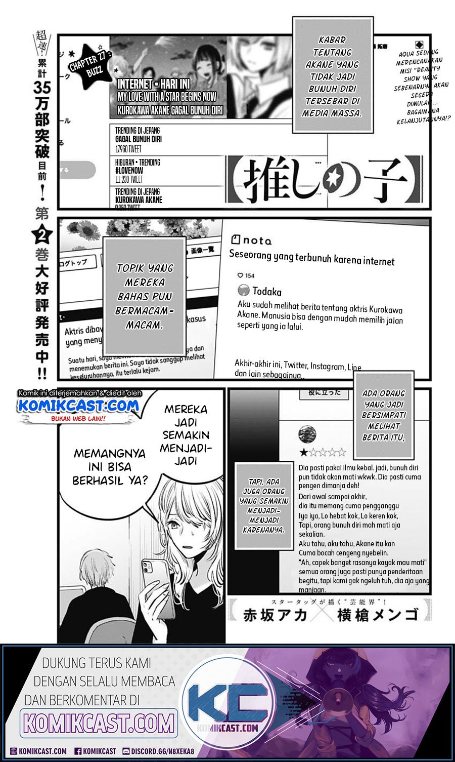 Manga Oshi no Ko Chapter 27 gambar 2