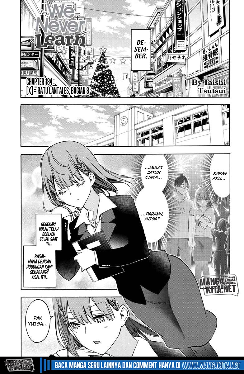 Manga Bokutachi wa Benkyou ga Dekinai Chapter 185 gambar 2