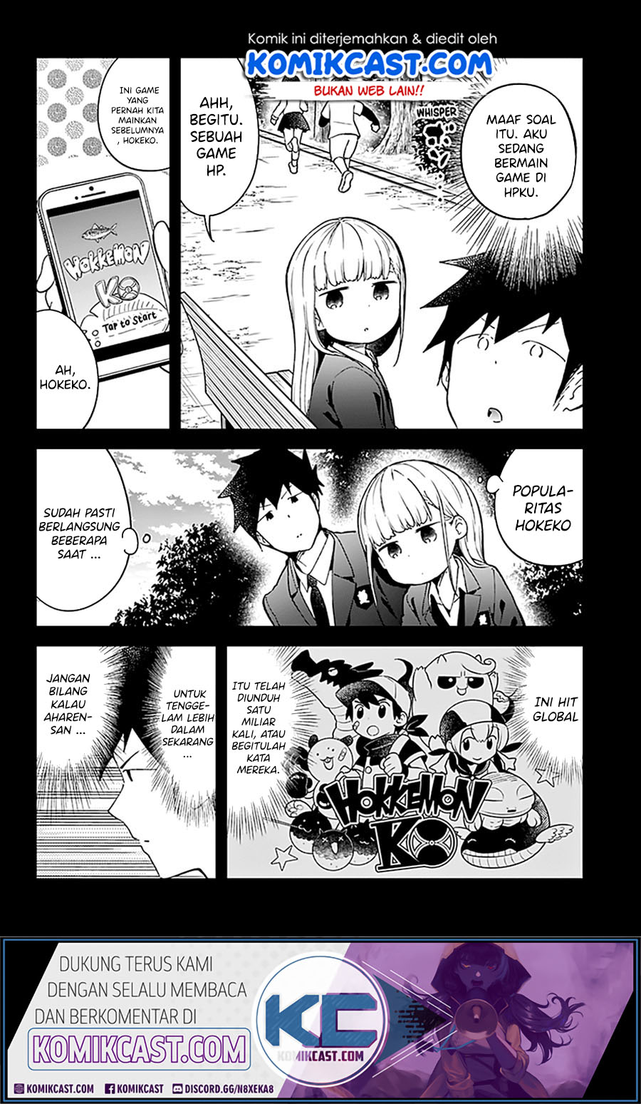 Manga Aharen-san wa Hakarenai Chapter 73 gambar 2