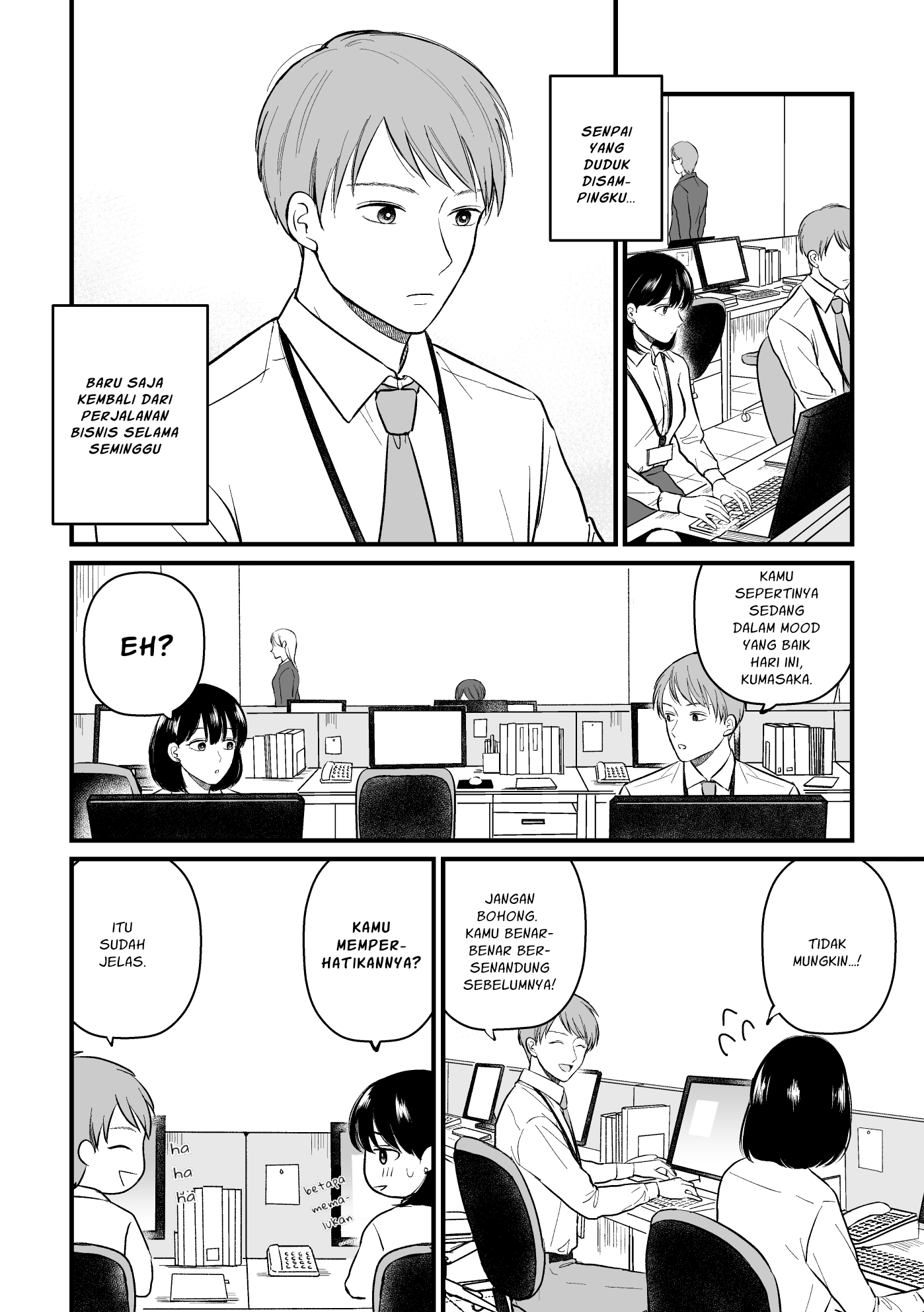 Manga The Senior and Junior Broke up Three Months Ago Chapter 09.5 gambar 2