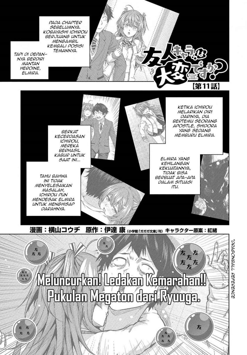 Manga Is it Tough Being a Friend? Chapter 11 gambar 2